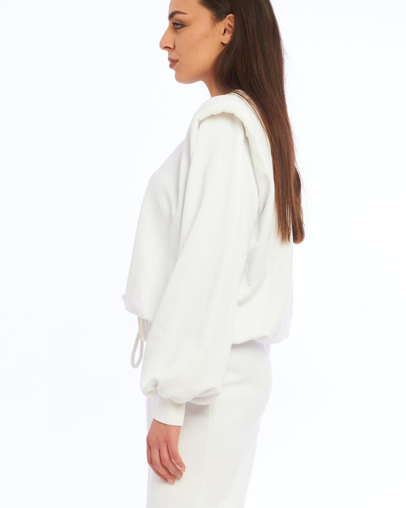 Wholeasale sweatshirt with ruffle straps - LEIVIP MULTIBRAND WHOLESALER 
